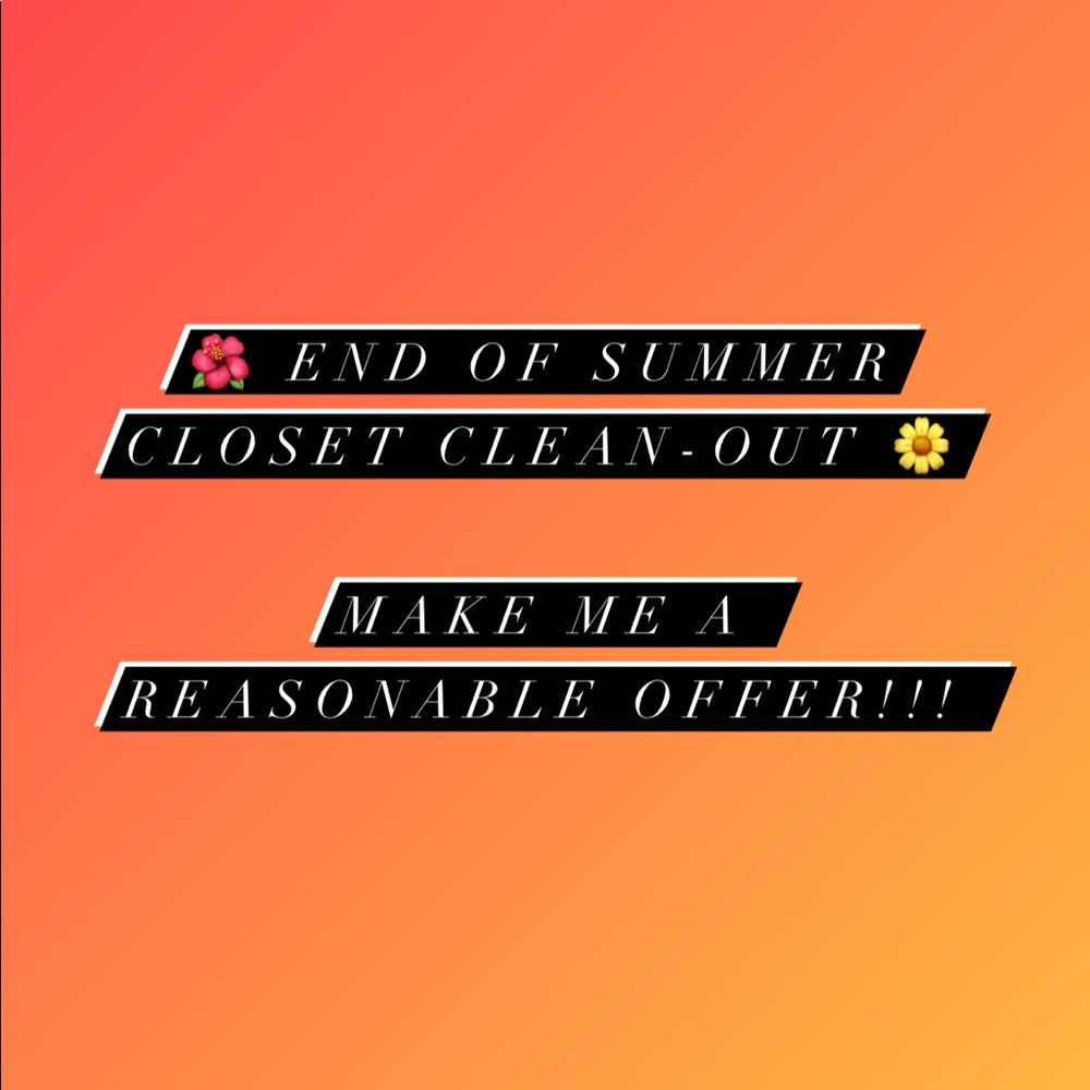 🌺 Summer Clean Out 🌼